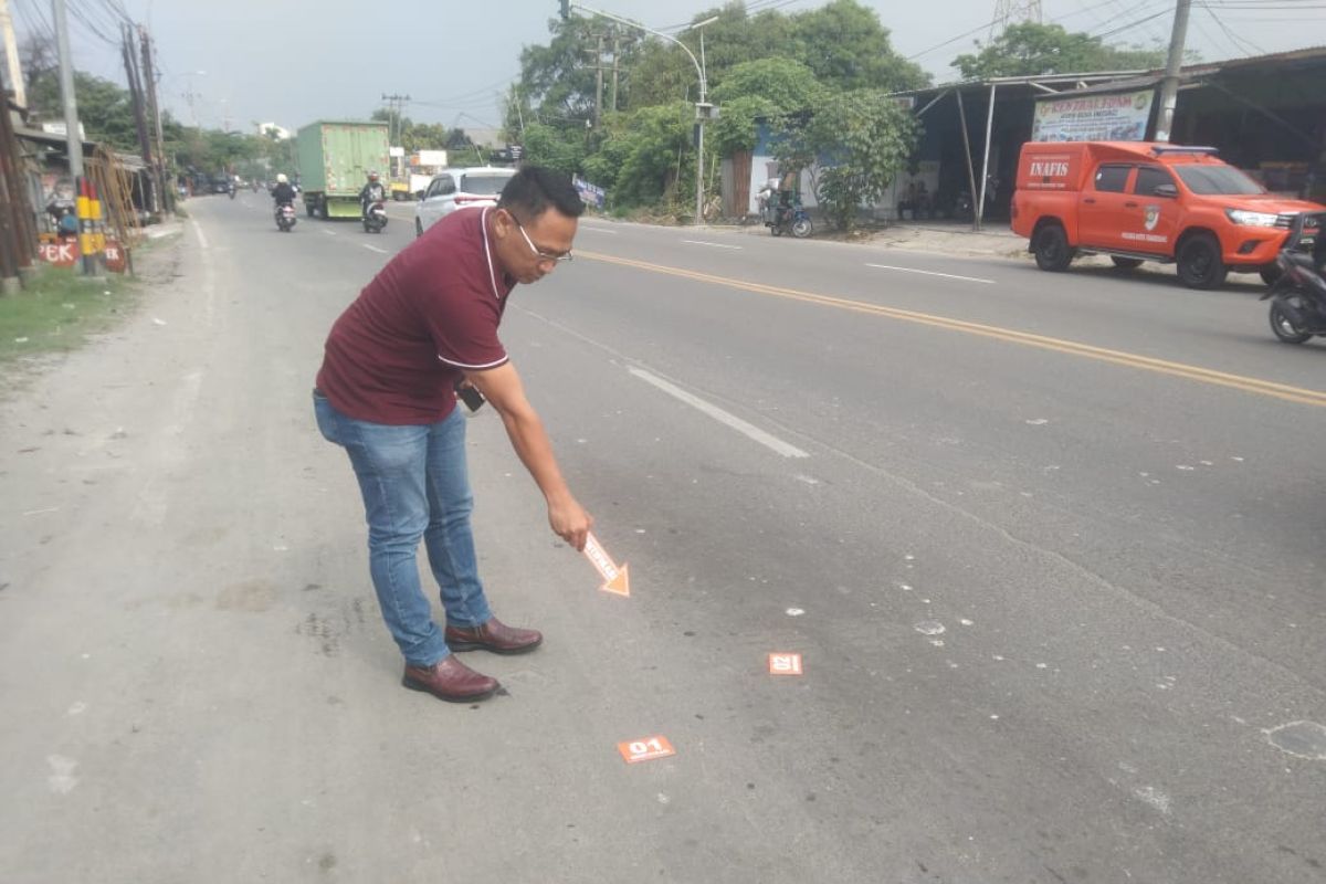 Warga Tangerang terkena proyektil tembakan polisi