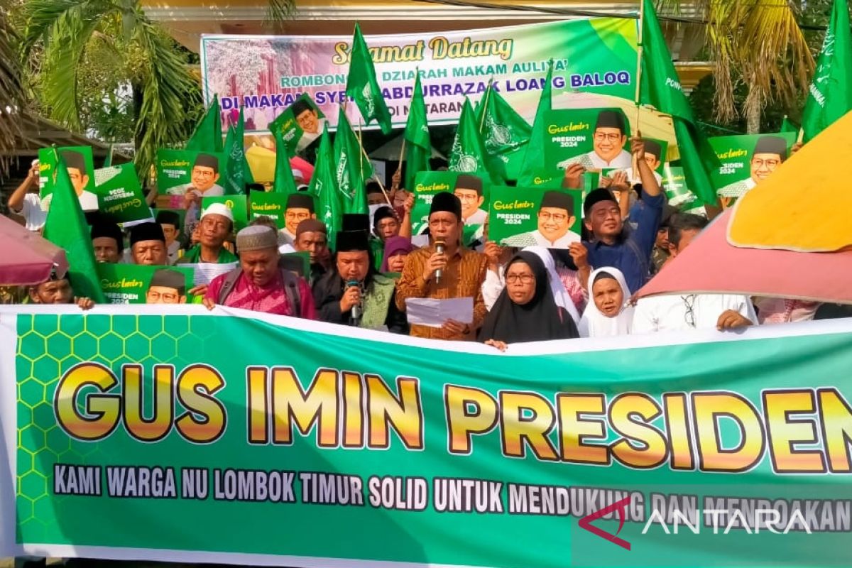 Ribuan santri NU di NTB mendeklarasikan bacapres Muhaimin Iskandar
