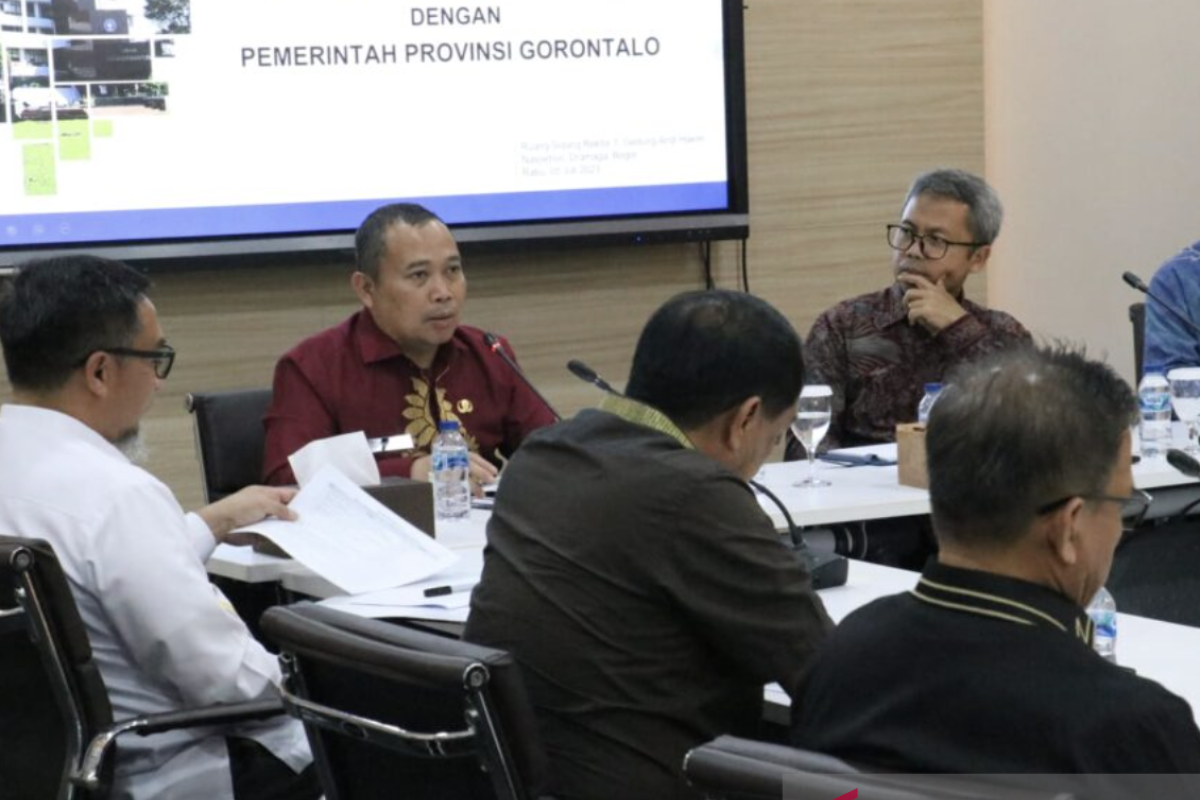 Gubernur Gorontalo mengunjungi IPB bahas kesepakatan bersama