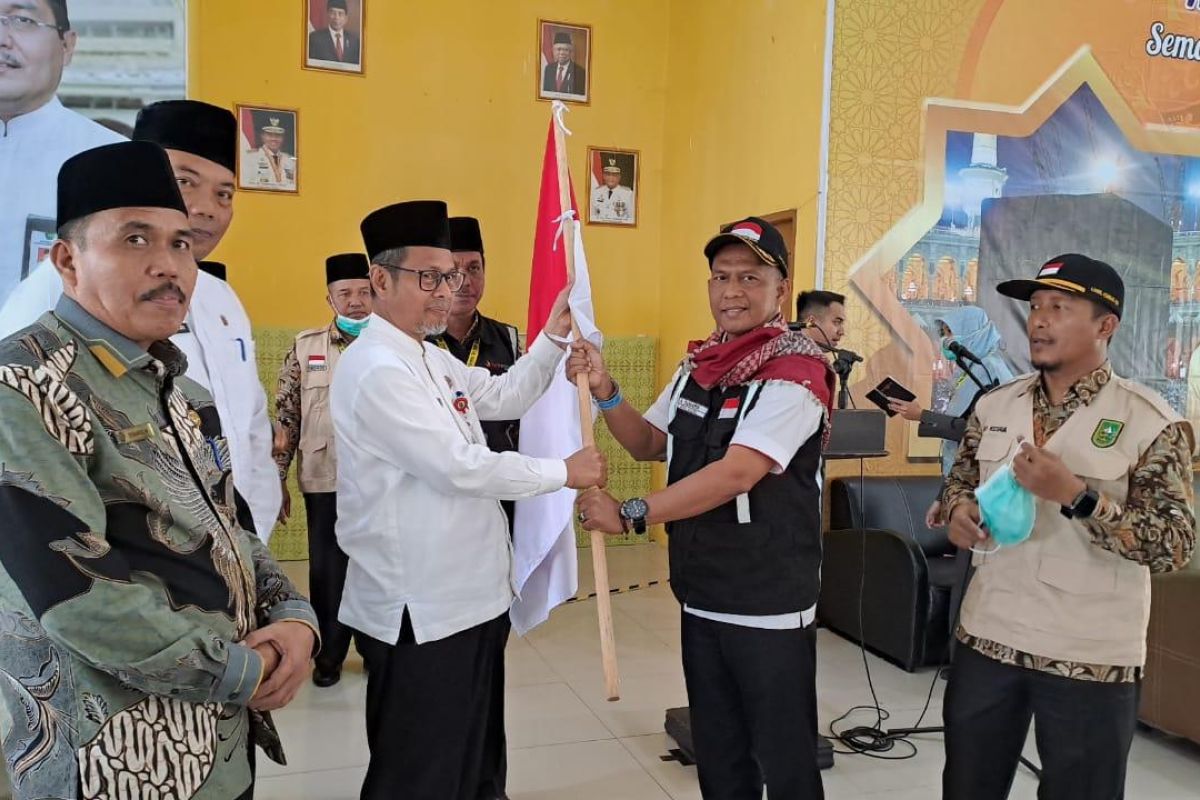 374 jamaah haji Riau kloter pertama tiba di Pekanbaru