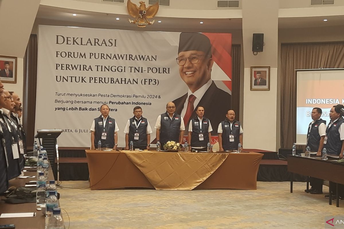 Purnawirawan TNI/Polri beberkan alasan dukung Anies pada Pemilu 2024