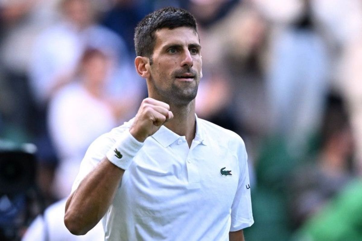 Novak Djokovic catat kemenangan pertandingan Grand Slam ke-350 di Wimbledon