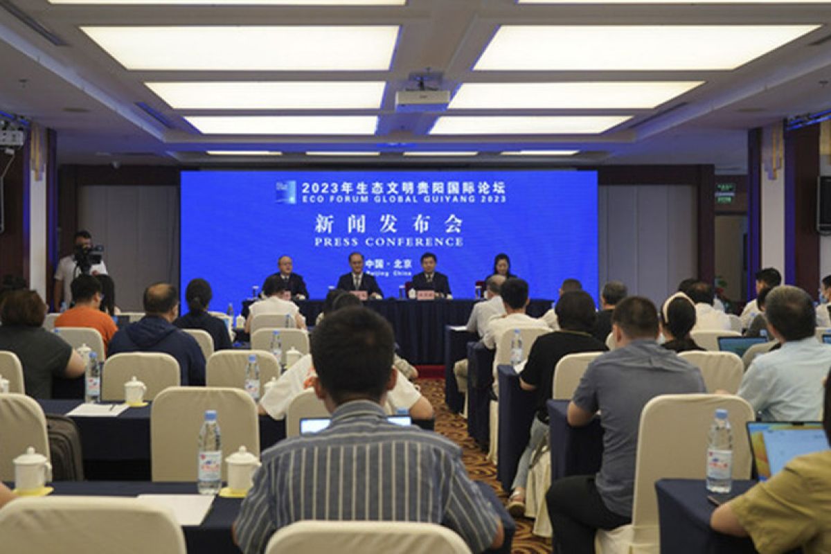Acara Jumpa Pers Eco Forum Global Guiyang 2023 Berlangsung di Beijing