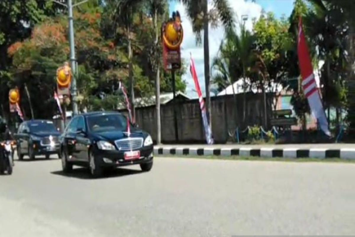 Presiden Joko Widodo kunjungi Jayapura setelah resmikan Bandara Ewer Asmat