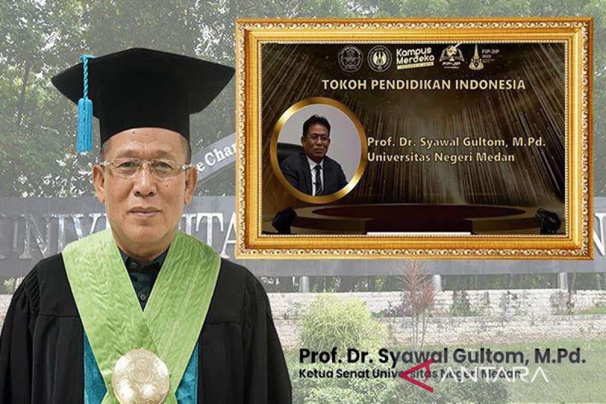 Prof Dr Syawal Gultom dianugerahi sebagai tokoh Pendidikan Indonesia