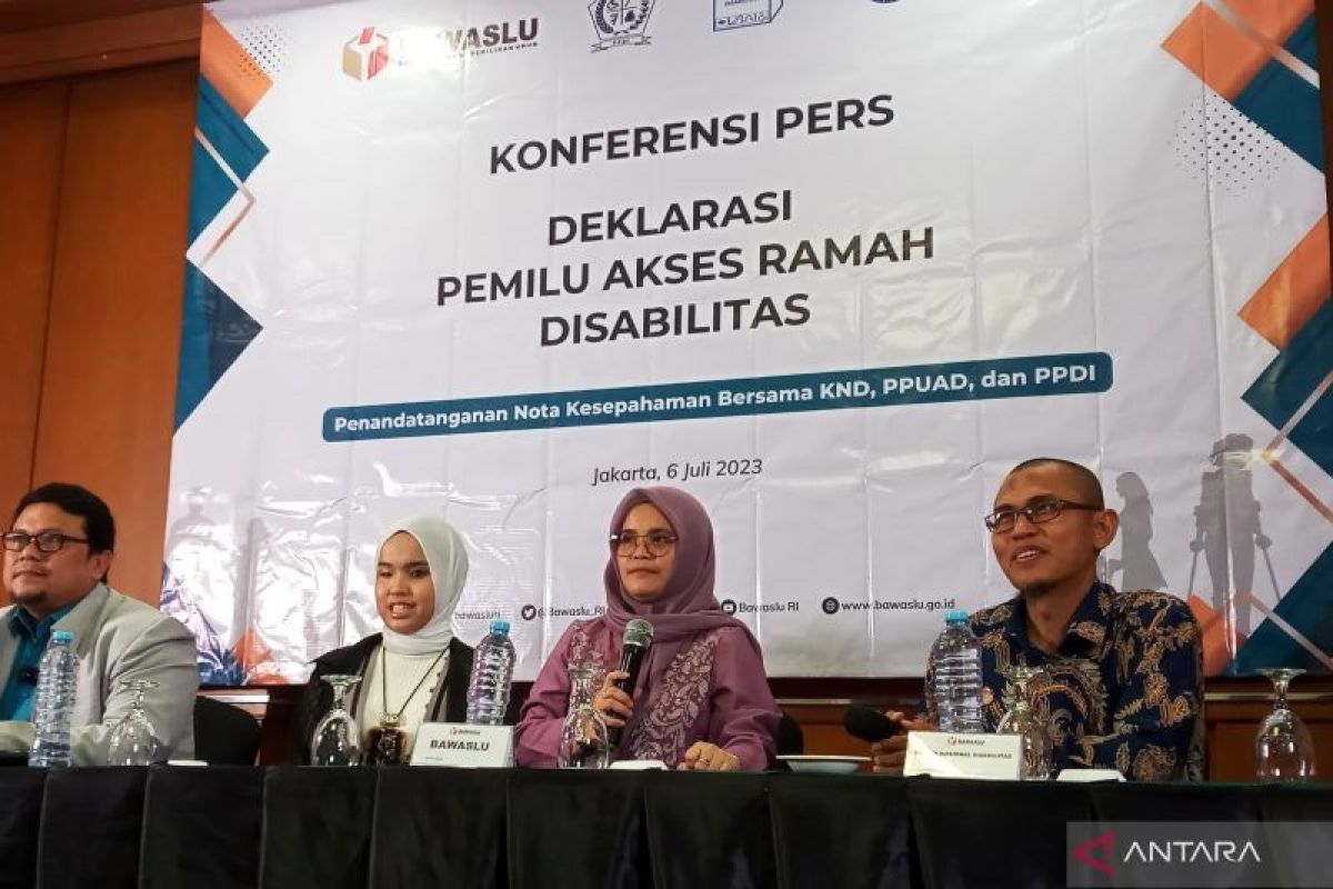 Bawaslu harapkan seluruh TPS pada Pemilu 2024 di Tanah Air ramah disabilitas