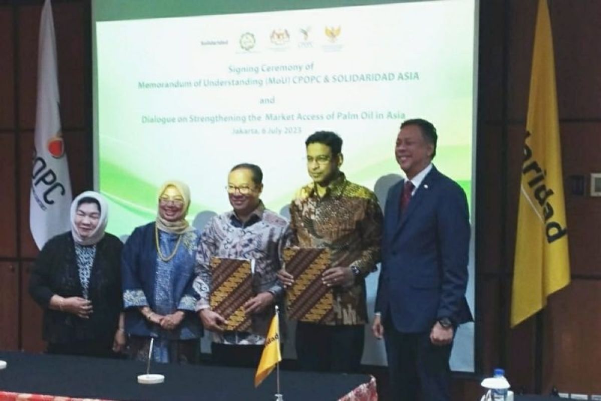 CPOPC dan Solidaridad Asia tanda tangani MoU kerja sama kuatkan akses pasar minyak sawit