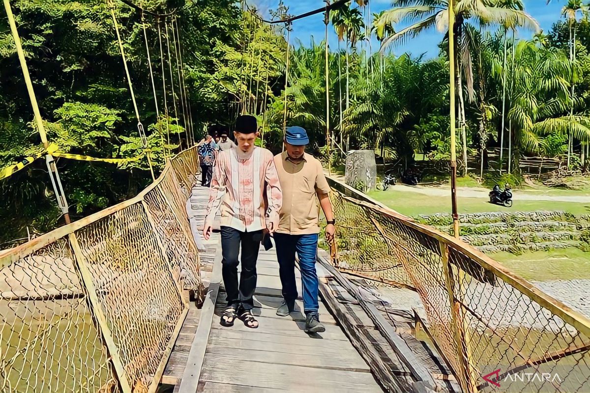 Perbaikan jembatan gantung rusak di Aceh Barat ditanggung Koperasi