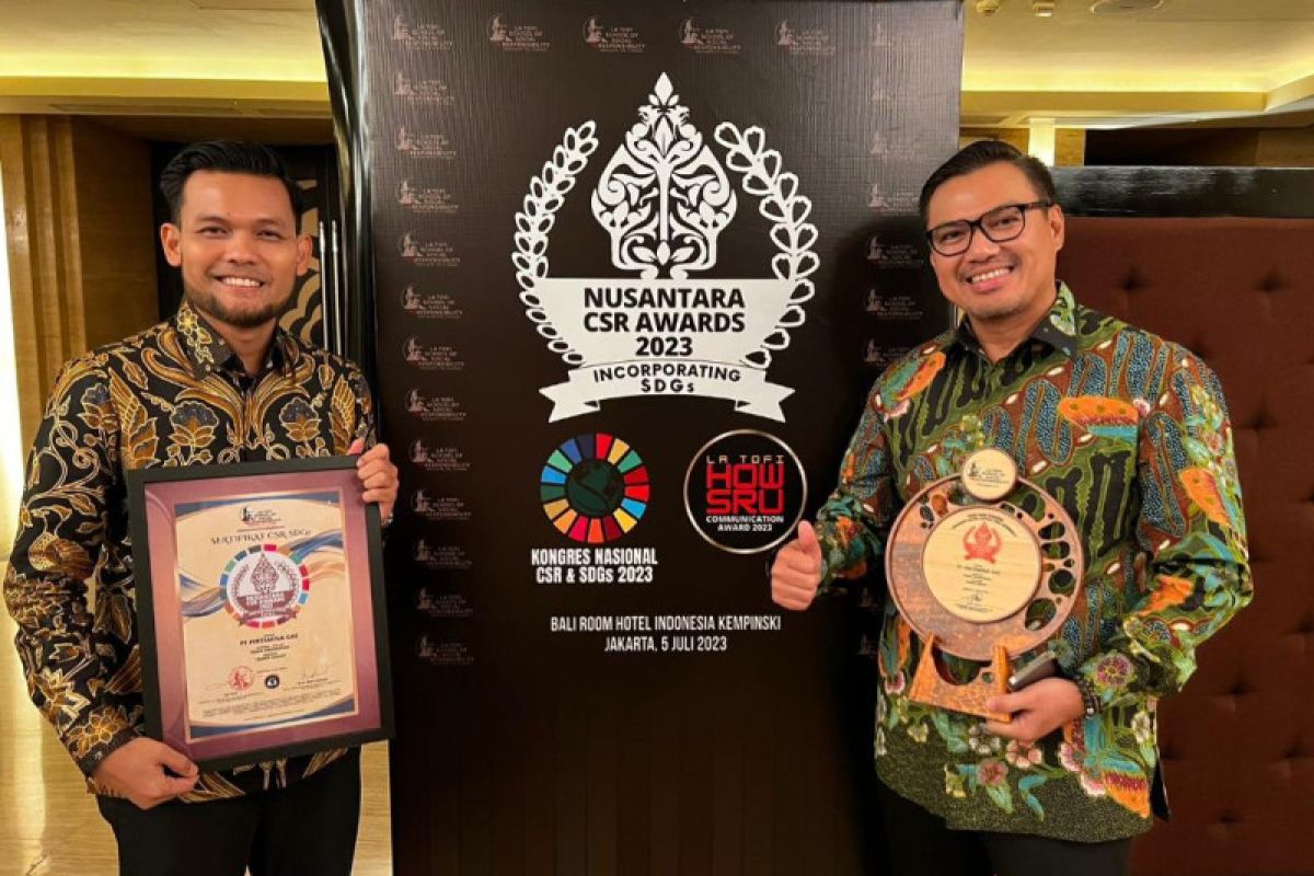 Pertagas raih dua penghargaan di Nusantara CSR award 2023