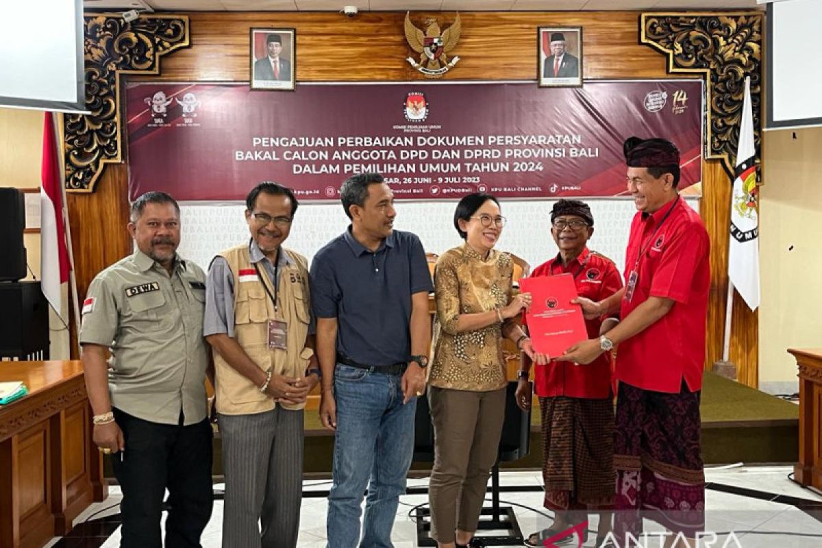 KPU Bali: PDI Perjuangan yang pertama perbaiki syarat bacaleg