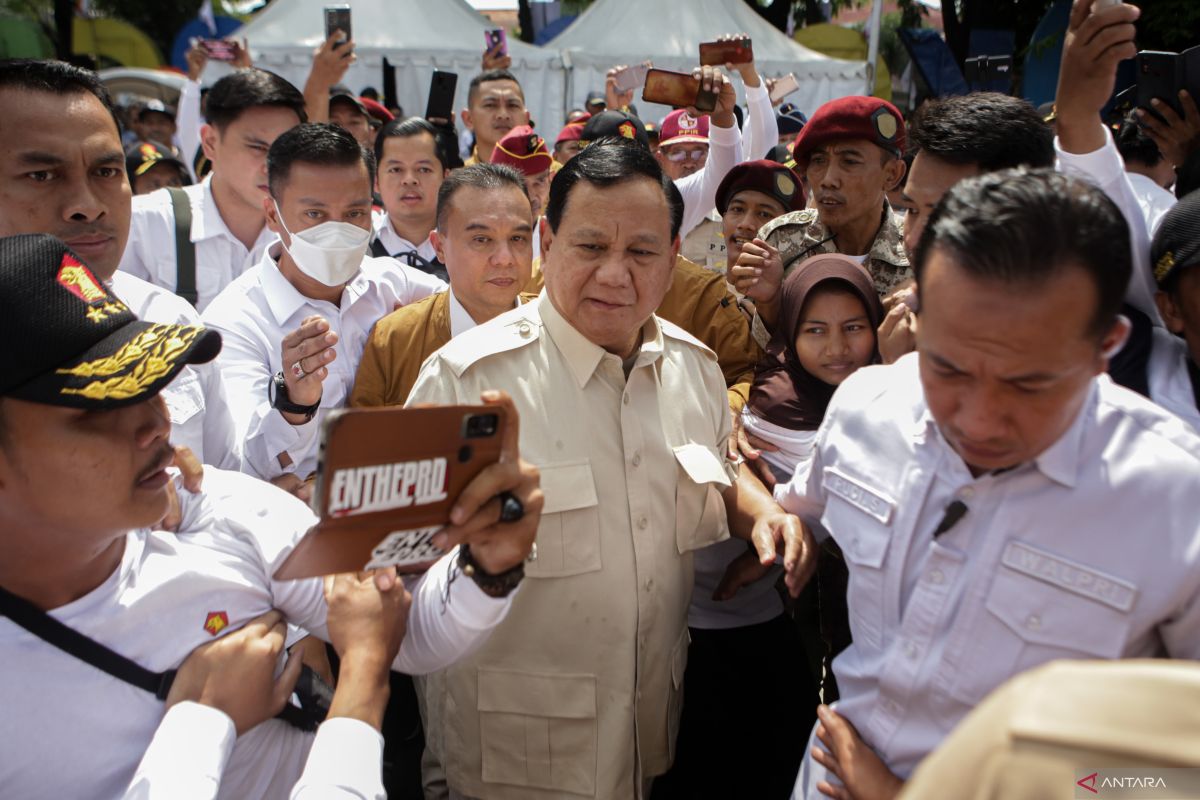 Survei IPN: Elektabilitas Prabowo masih ungguli Ganjar dan Anies