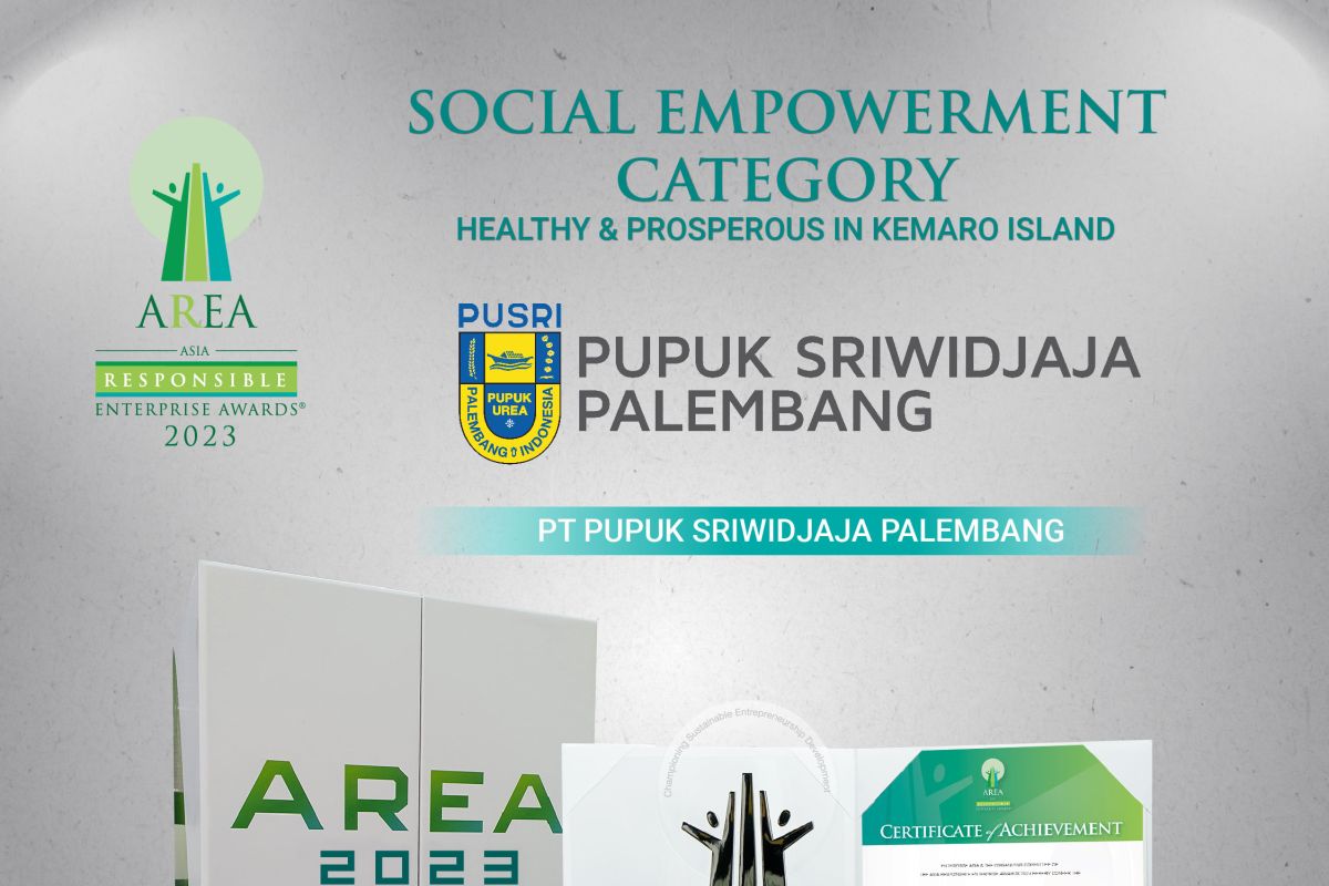 Pusri Palembang meraih Asia Responsible Enterprise Awards 2023
