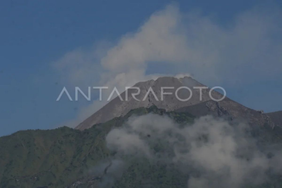 Morfologi kubah barat daya Gunung Merapi berubah