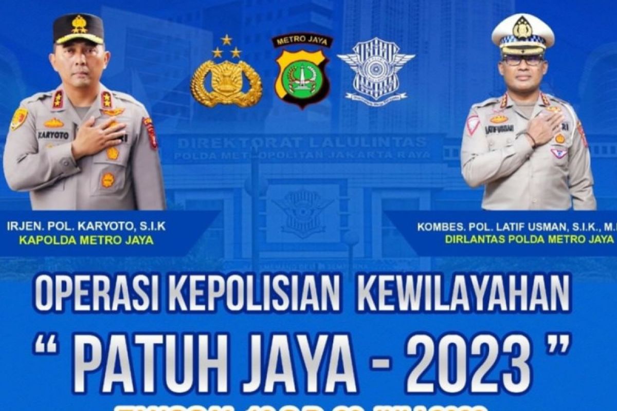 Polda Metro Jaya gelar Operasi Patuh Jaya 2023 selama dua pekan