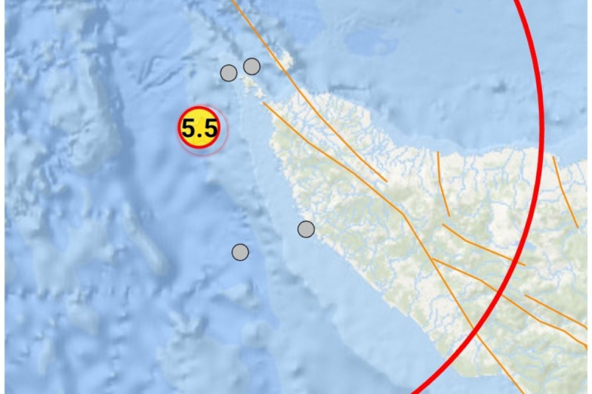 Gempa magnitudo 6,1 guncang Kota Sabang Aceh
