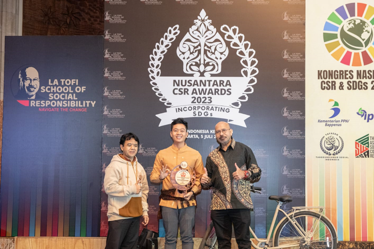 Pemberdayaan Dusun Sembilang, Kilang Pertamina Plaju raih Nusantara CSR Awards 2023