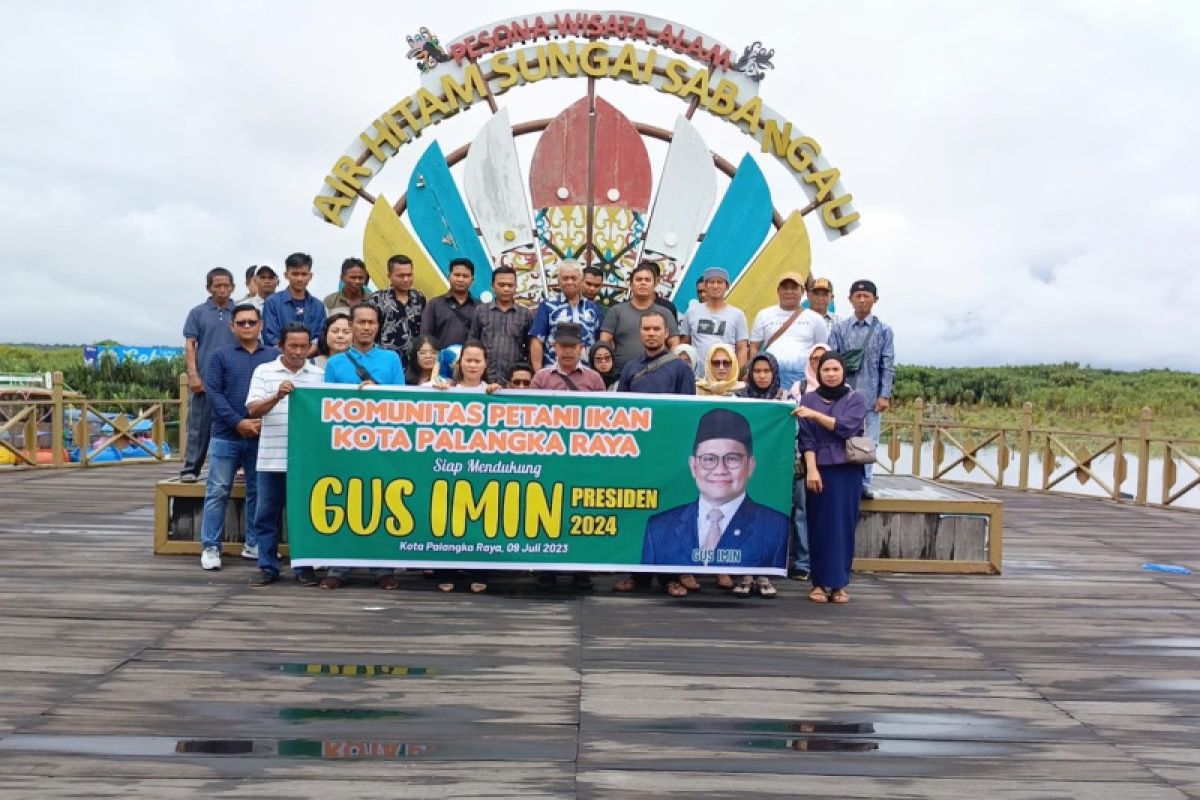 Komunitas Petani Ikan Palangka Raya dukung Gus Imin jadi capres