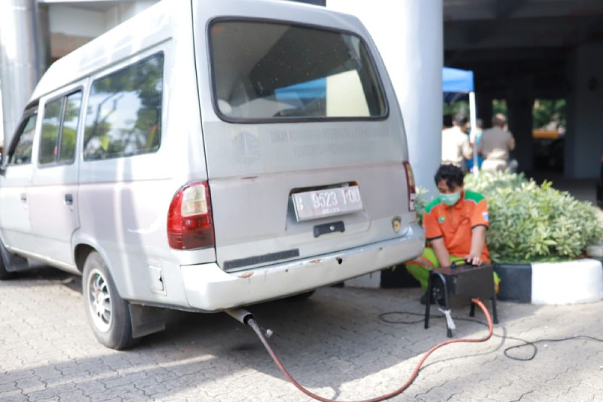 Kendaraan Kepulauan Seribu ikut uji emisi demi perbaiki kualitas udara