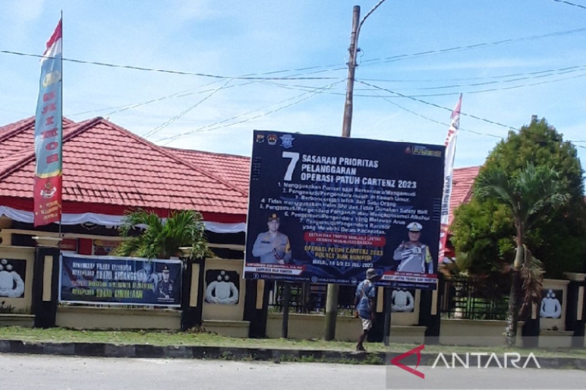 Operasi patuh Cartenz 2023 Polres Biak prioritas tujuh sasaran