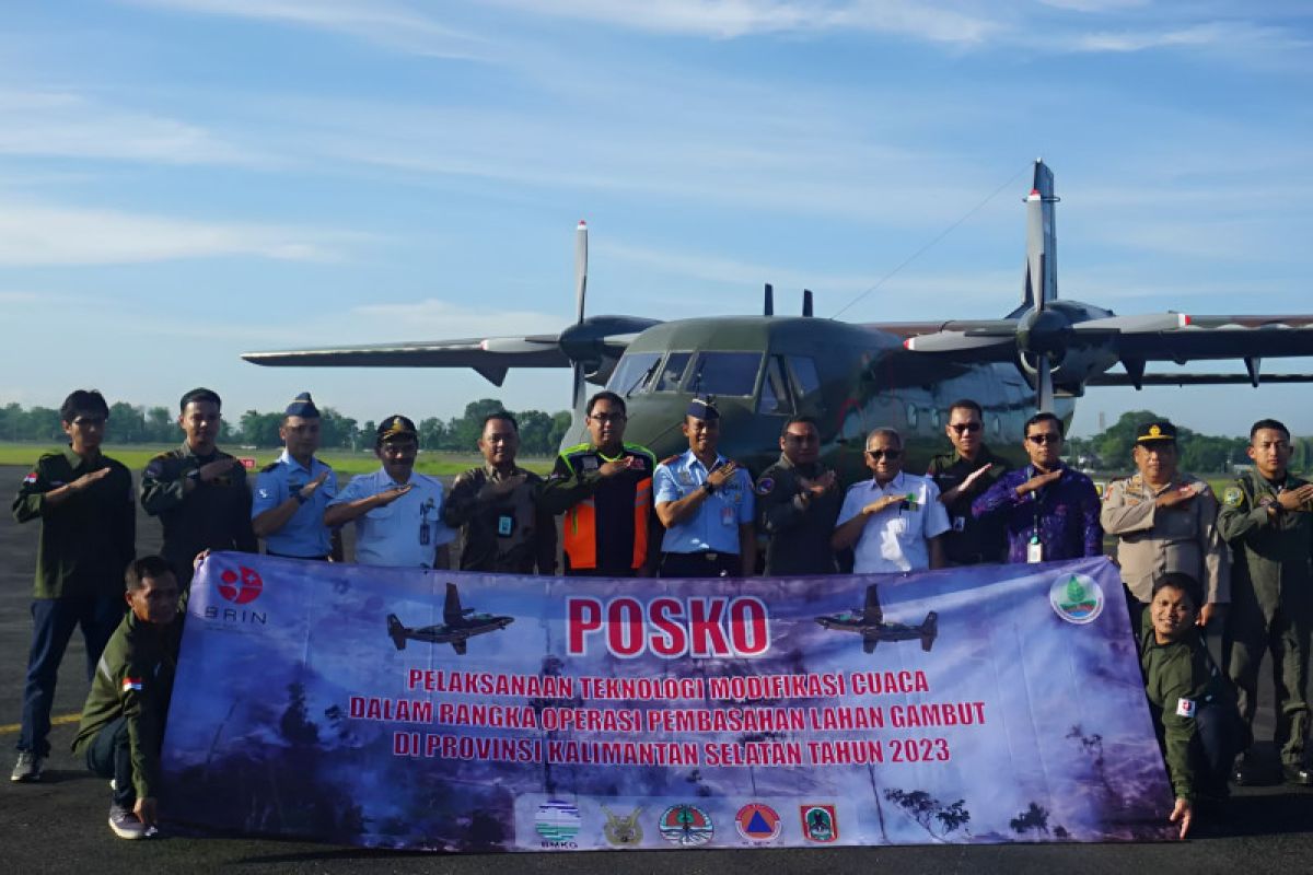 BRIN conducts weather modification in South Kalimantan