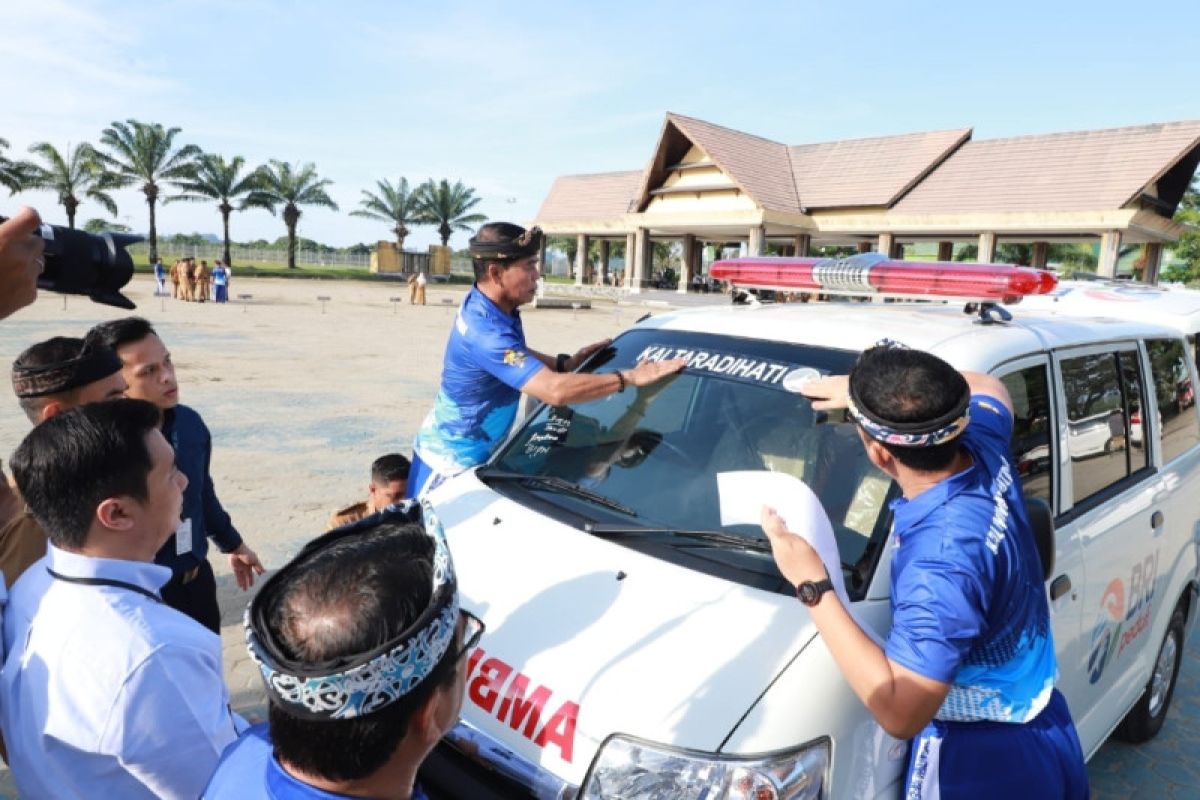 Pemprov terima bantuan mobil ambulans program CSR BRI Tanjung Selor