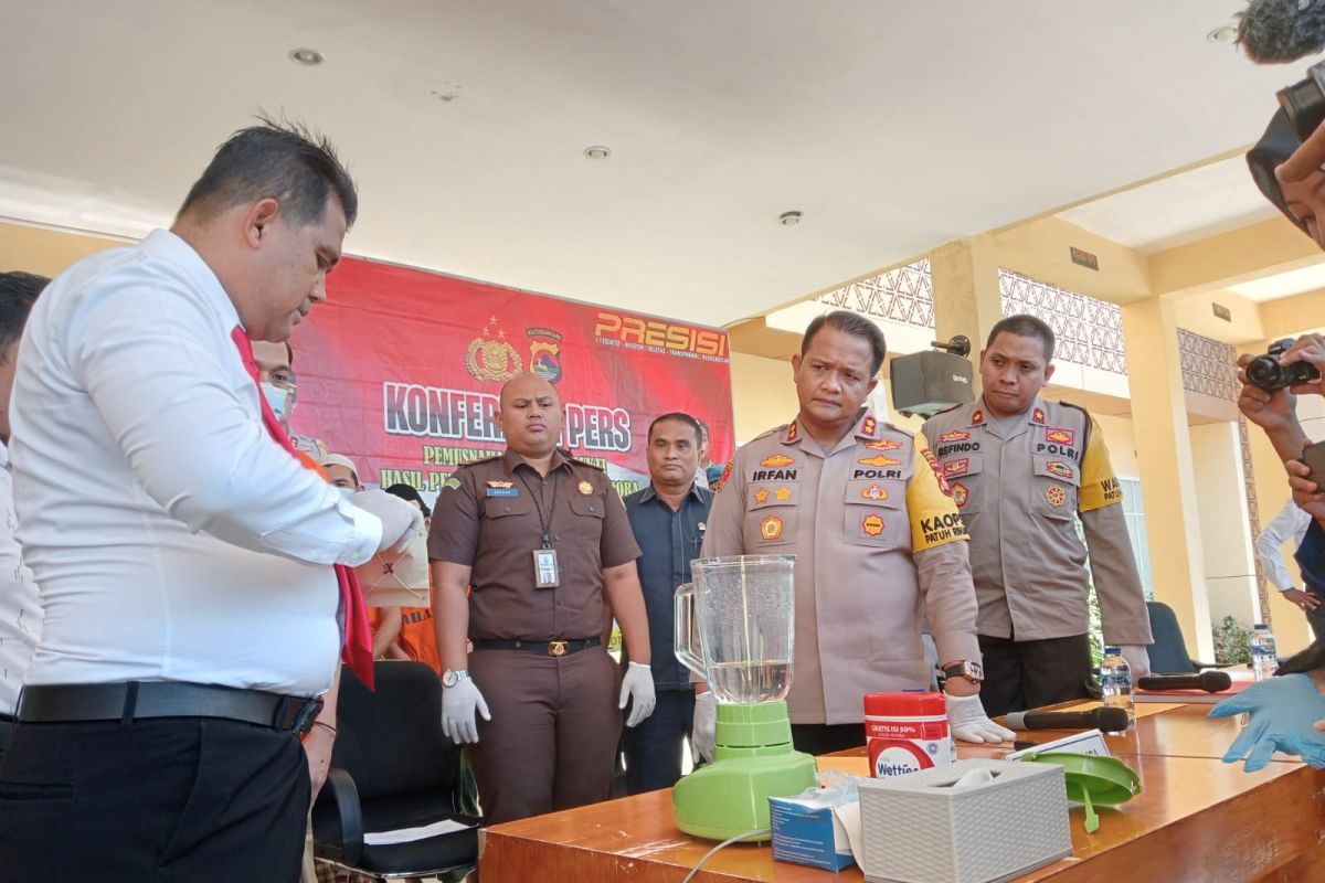 Polisi blender 6,3 gram sabu di Lombok Tengah