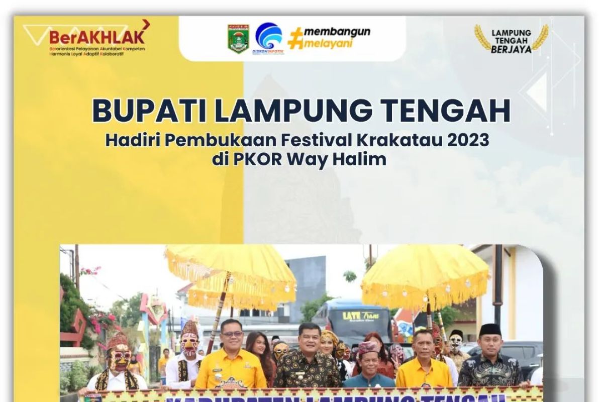 Musa Ahmad hadiri acara Festival Krakatau 2023