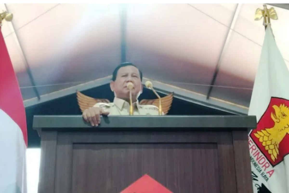 Prabowo sebut sosok Cawapres pendampingnya harus sesuai cita-cita Gerindra