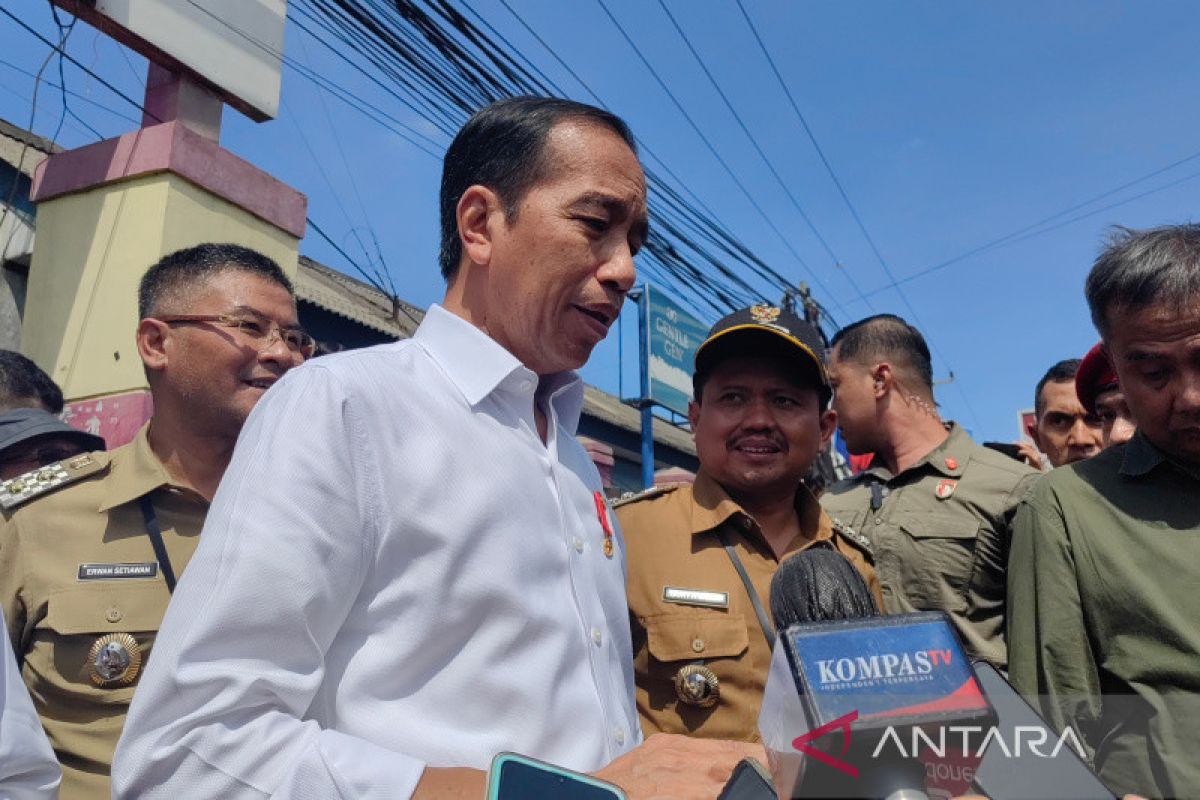 Presiden Jokowi senang dapati harga stabil di Pasar Tanjungsari Sumedang