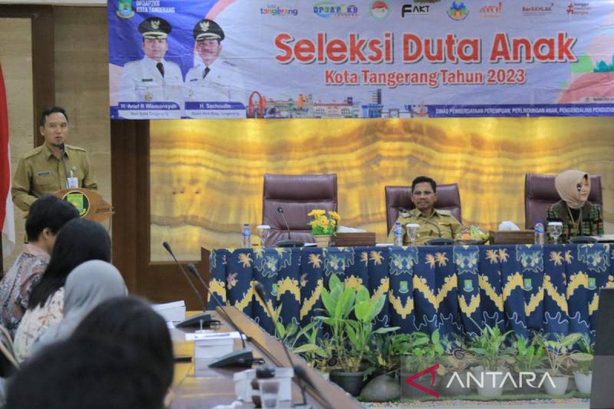 Wawali Tangerang harap duta anak jadi ikon pelopor pembangunan kota