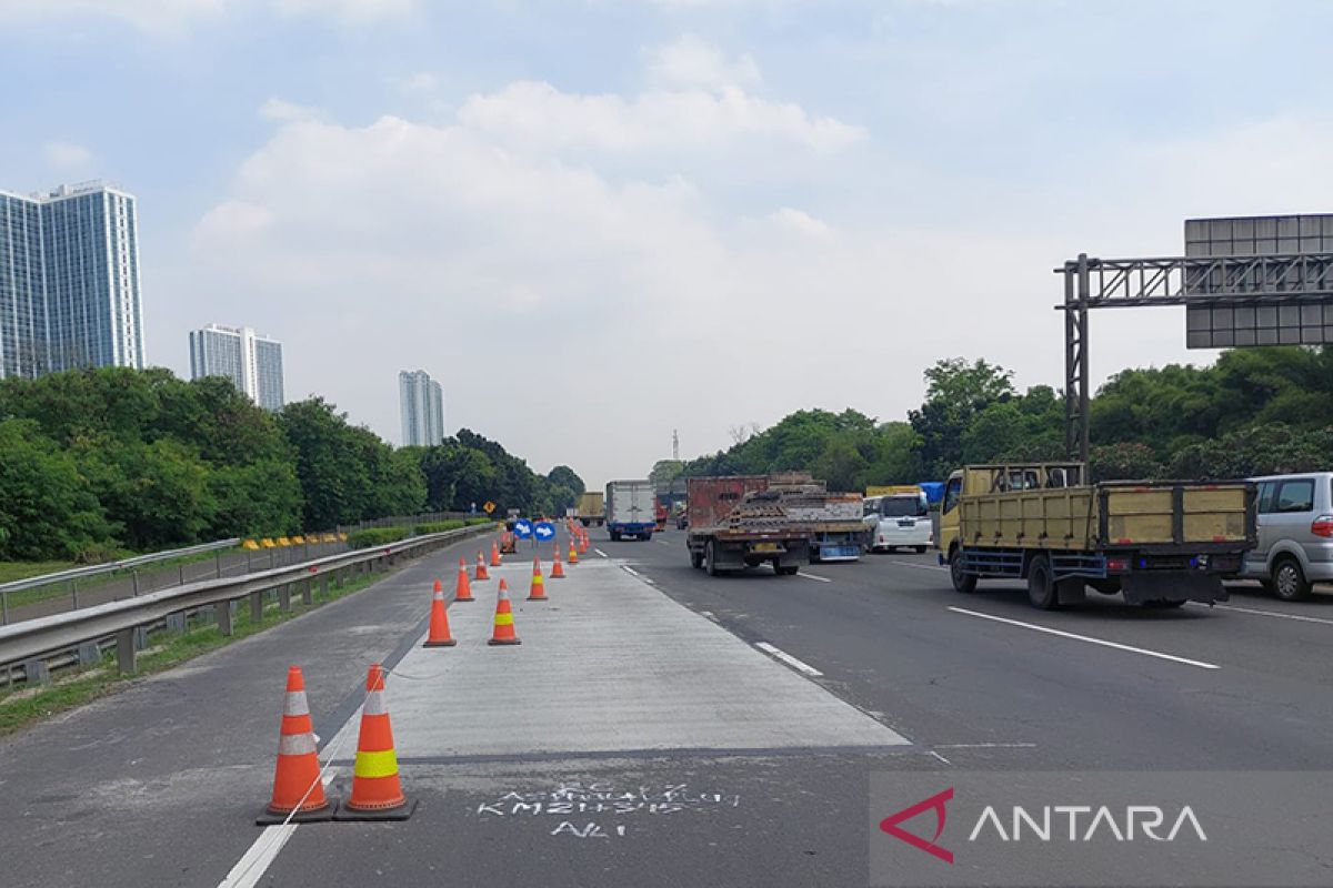 Jasa Marga lakukan rekonstuksi perkerasan ruas tol Jakarta-Tangerang