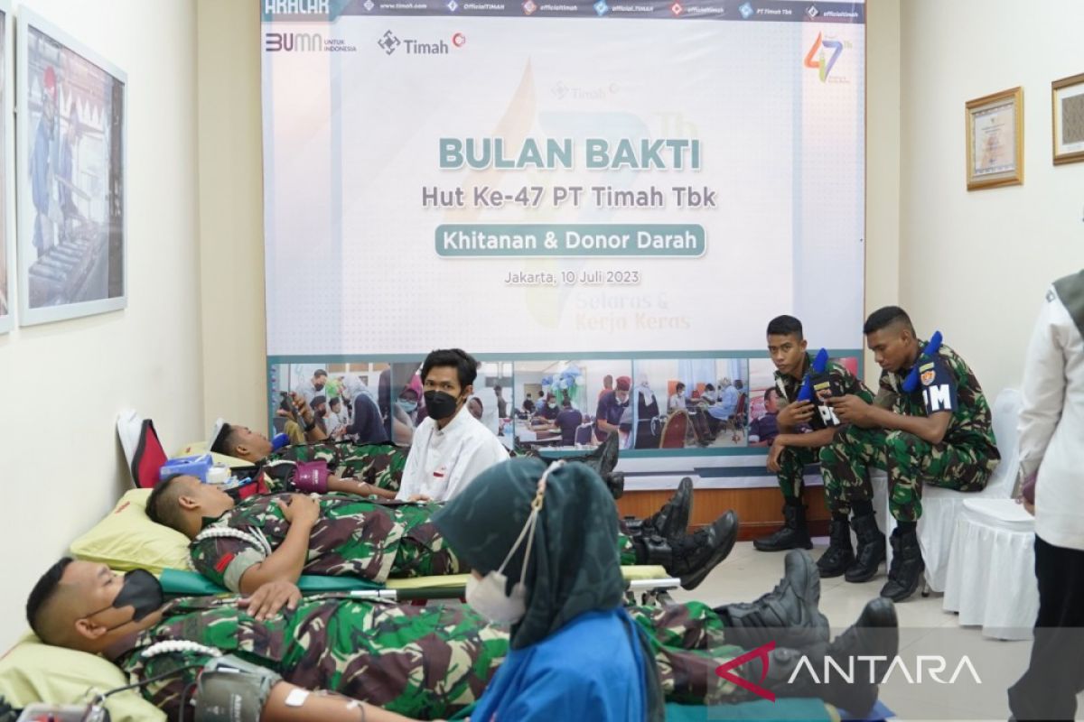 PT Timah gelar donor darah dan khitanan massal