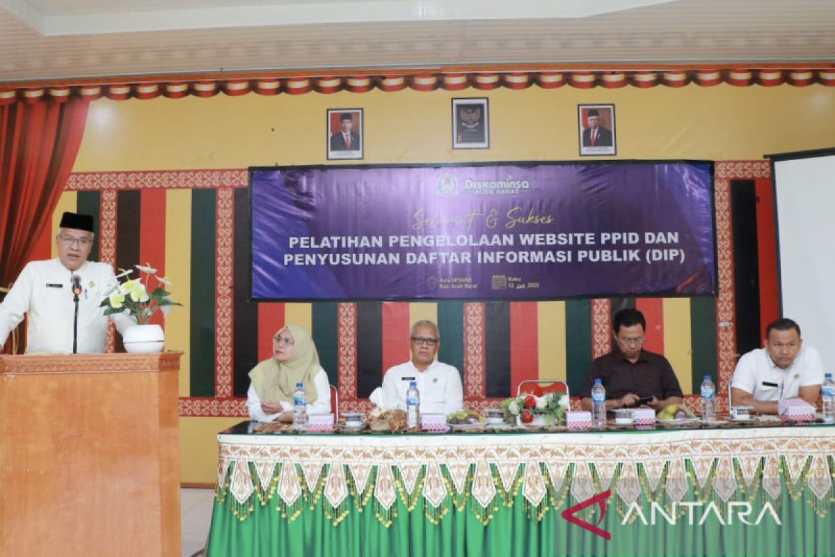 Pemkab Aceh Barat latih 50 ASN jadi PPID, begini penjelasannya