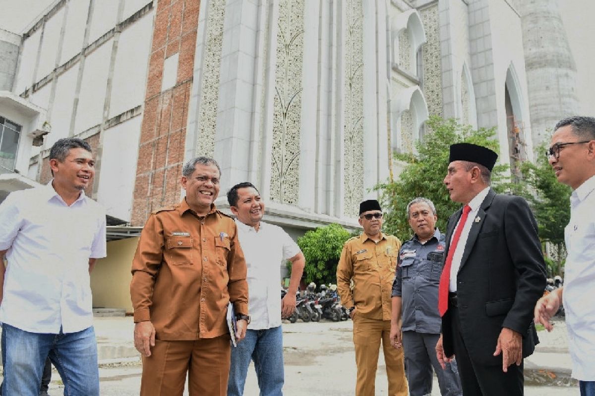 Gubernur minta pembangunan Masjid Agung Sumut selesai 15 Agustus 2023