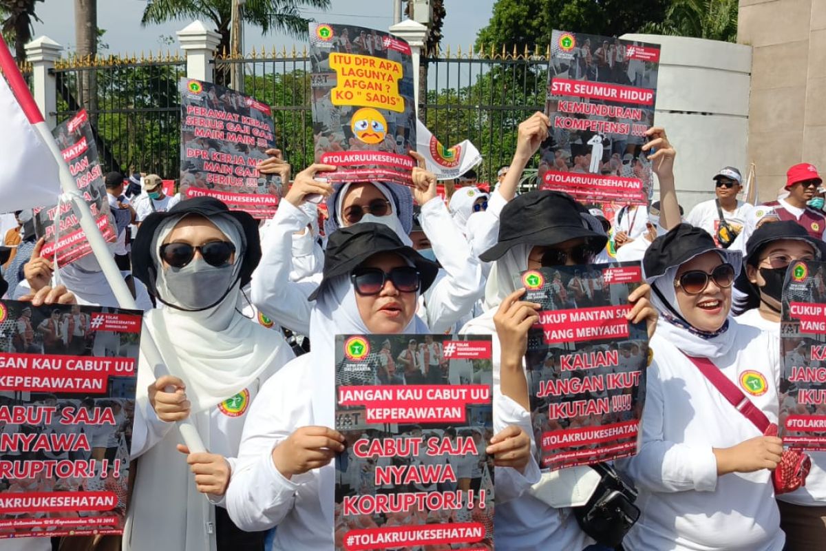 PPNI Lampung minta dilakukan uji materi UU Kesehatan di MK