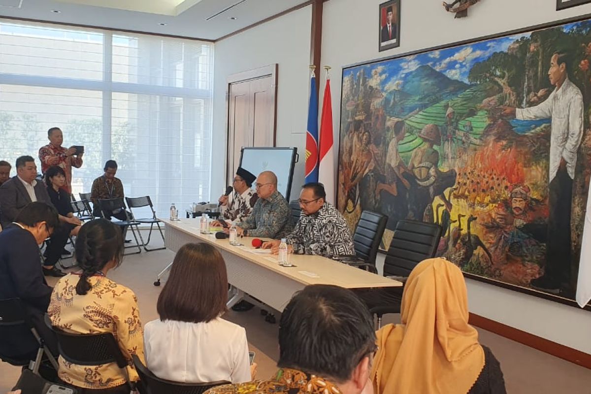 Sinergi jaminan produk halal Indonesia-Jepang perlu dipercepat, kata Menag Yaqut