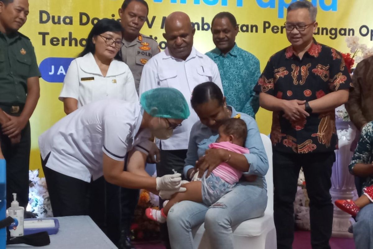 Dinkes Papua sebut imunisasi IPV2 aman diberikan kepada bayi 9 bulan