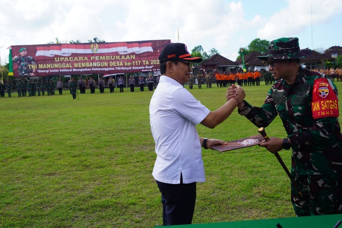 Sekda Badung sebut TMMD wujud TNI percepat pembangunan desa