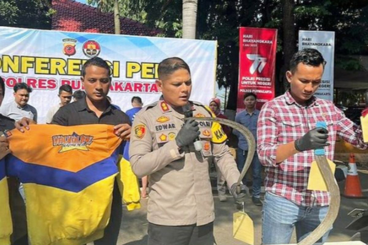 Polres Purwakarta ringkus enam anggota geng motor