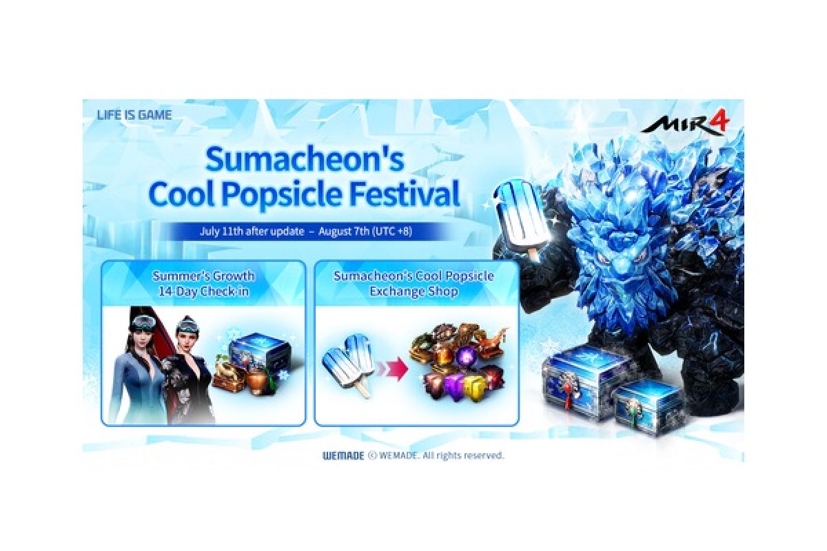Wemade's MIR4 Holds “Sumacheon’s Cool Popsicle Festival” Event!