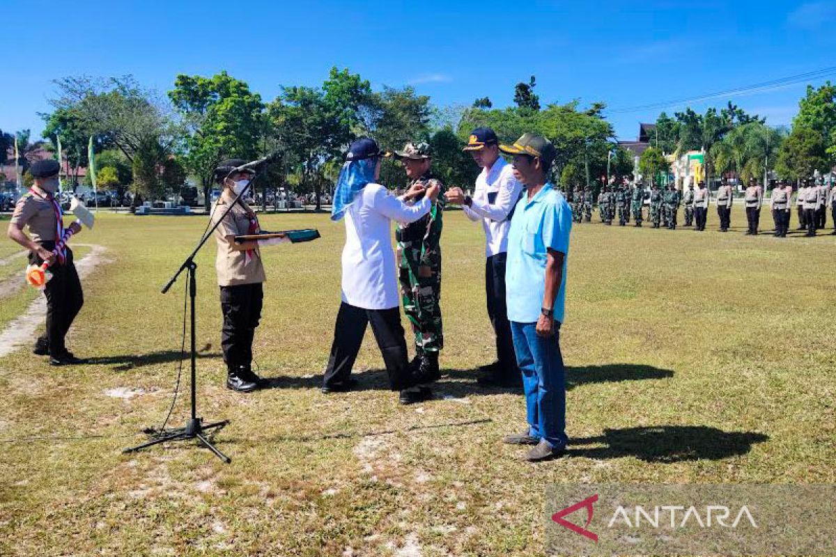 Satgas TMMD bangun jembatan sepanjang 180 meter di daerah pinggiran Palangka Raya