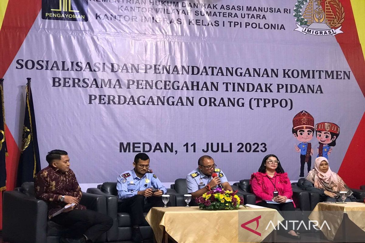 Kemenkumham  Sumut gandeng pemangku kepentingan cegah perdagangan orang