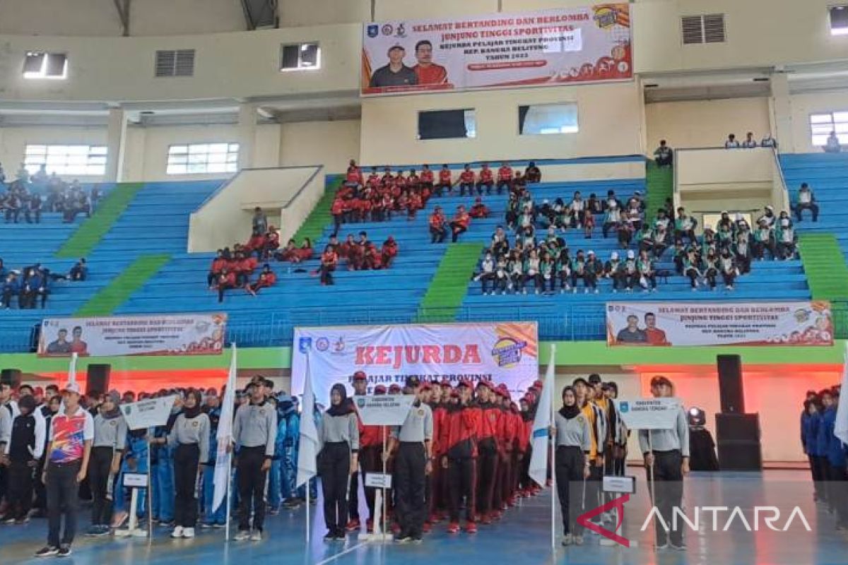 Kejurda Pelajar Bangka Belitung ajang seleksi atlet untuk Popnas 2023