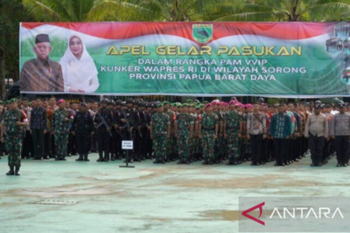 Danrem 181/PVT Sorong sebut kunjungan Wapres akan berlangsung aman