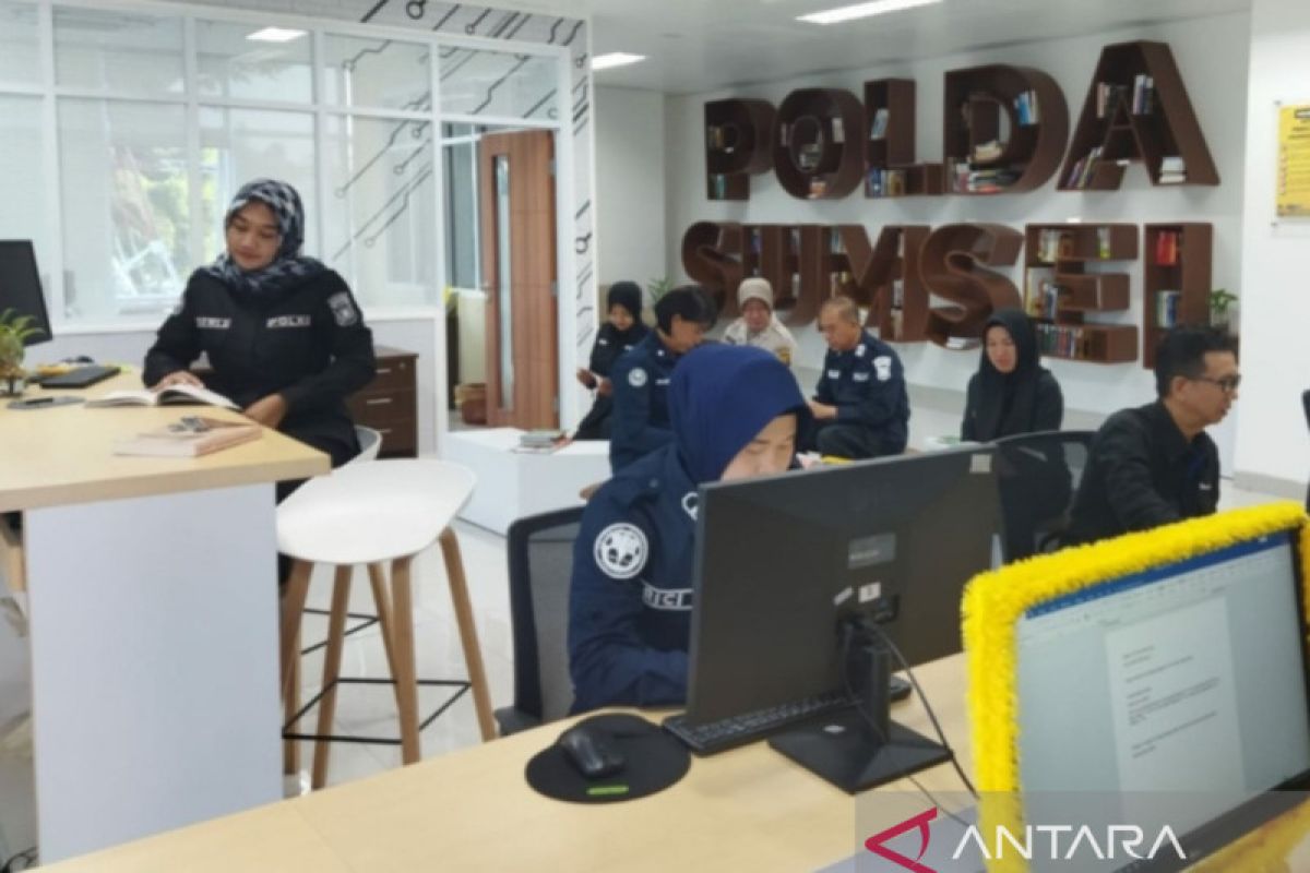 Polda Sumsel ajak mahasiswa manfaatkan  perpustakaan digital