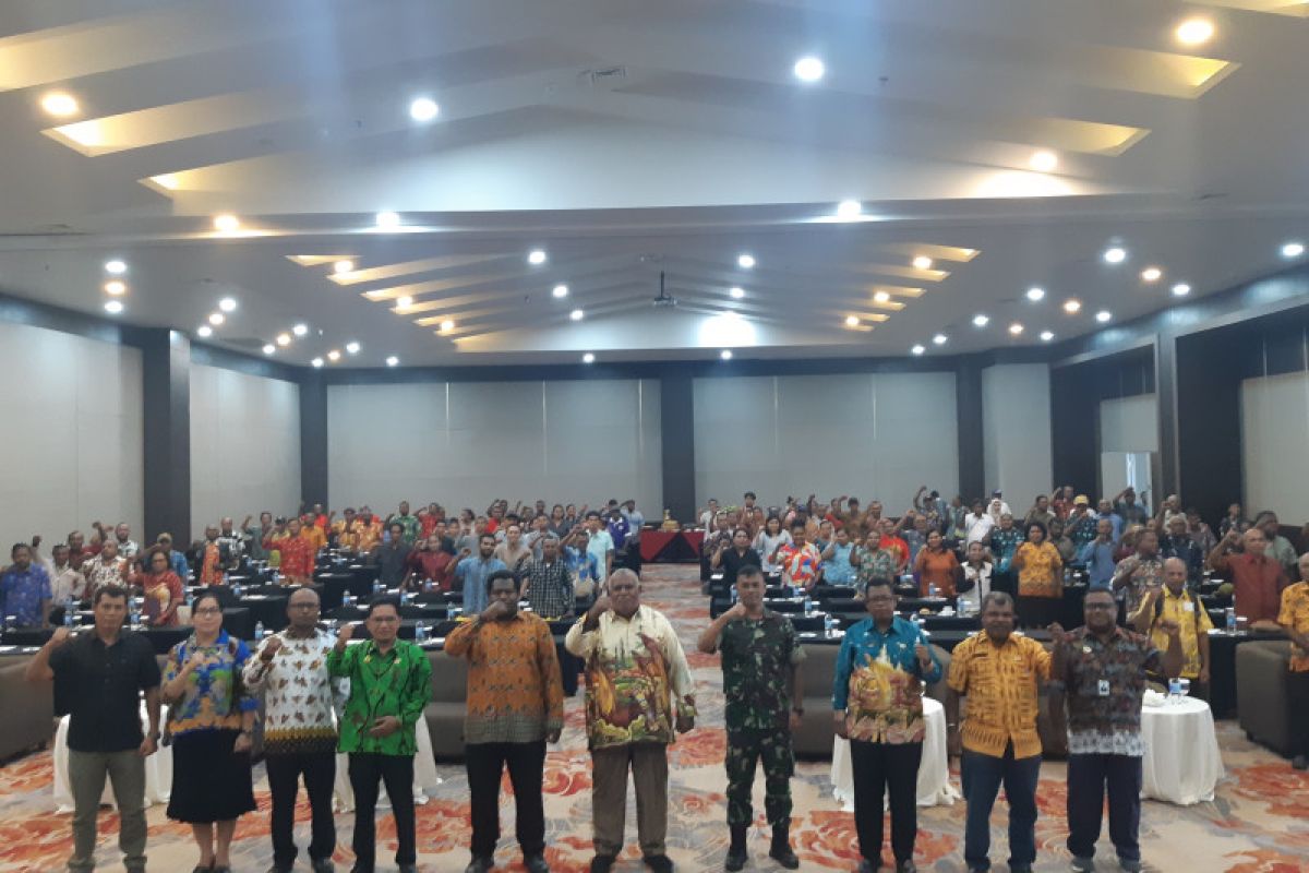 Kesbangol gelar pembinaan ideologi Pancasila warga Kota Jayapura