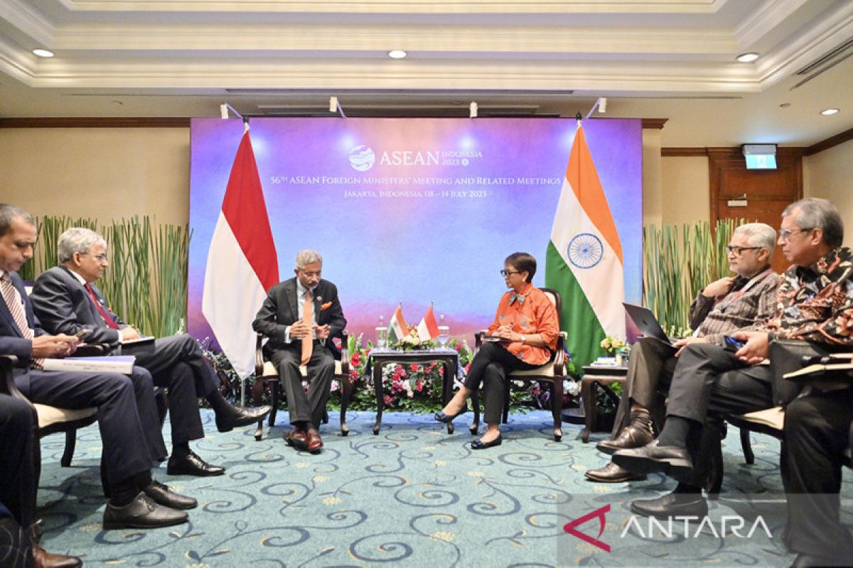 Menlu RI tekankan pentingnya kerja sama ketahanan pangan ASEAN-India