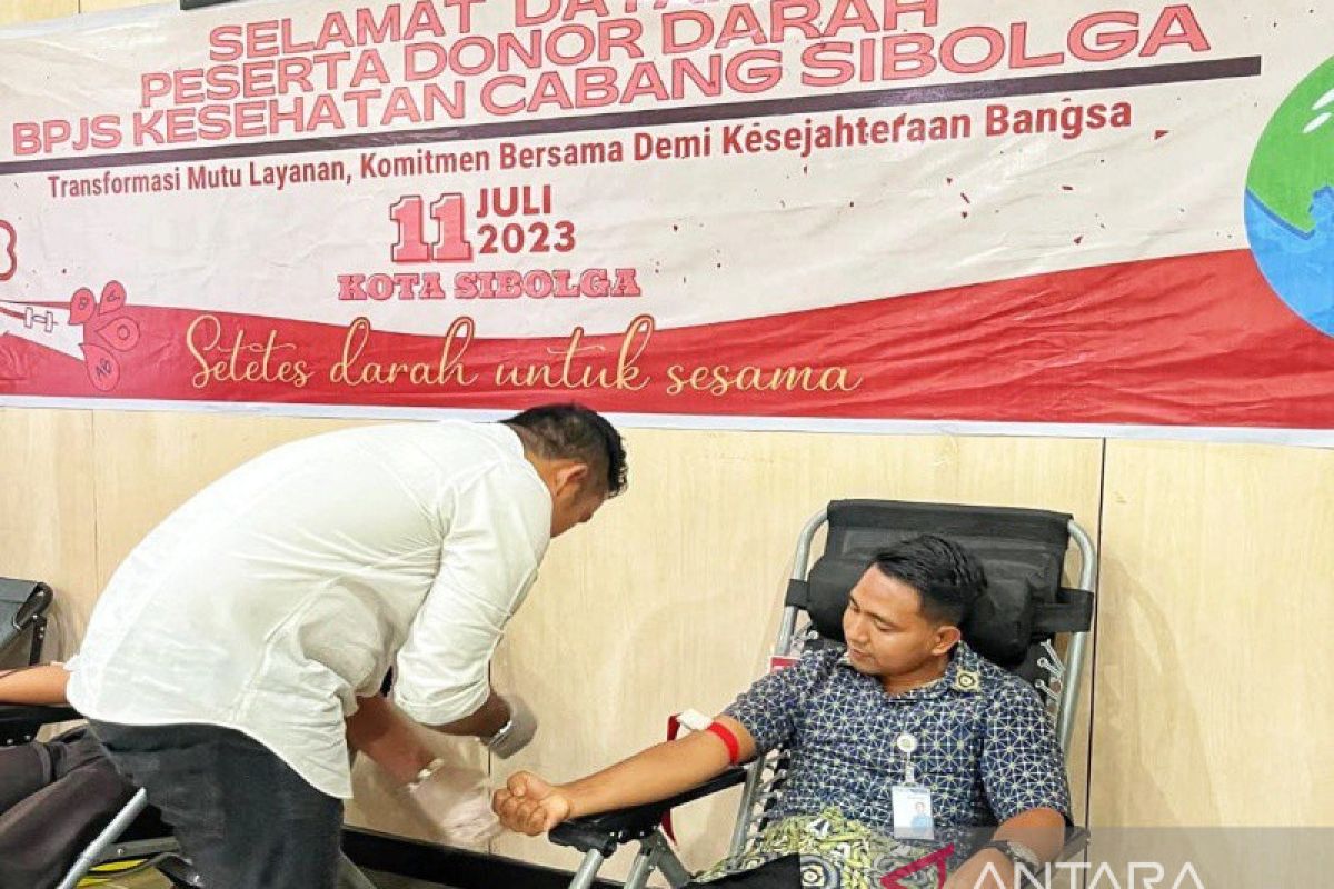 BPJS Kesehatan Sibolga peduli sesama melalui donor darah