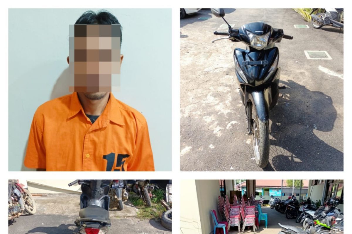 Tadah motor curian, Warga Jaro dibekuk Polres Tabalong