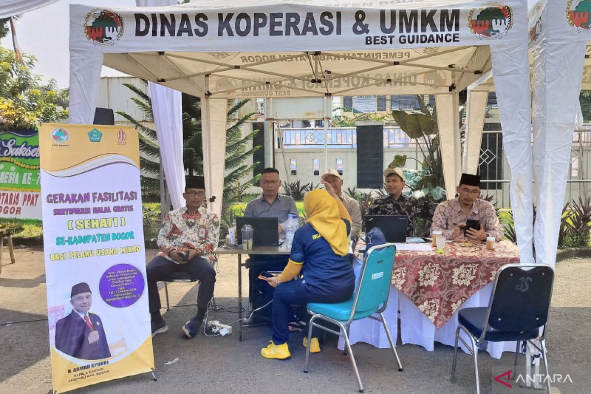 Kantor Kemenag Kabupaten Bogor sertifikasi halal 6.217 produk UMKM